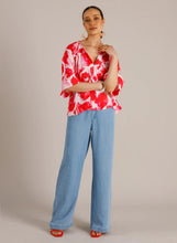 Load image into Gallery viewer, Yest - Mylene Blouse (Bright Pink)