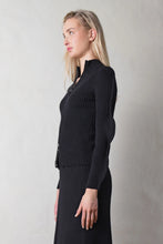 Load image into Gallery viewer, COOP by Trelise Cooper - Zip and Ripple Cardigan (Black)
