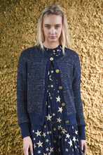 Load image into Gallery viewer, Coop by Trelise Cooper - Shine of the Times Cardigan (Navy & Gold)
