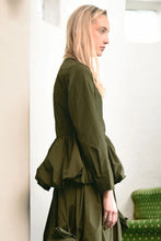 Load image into Gallery viewer, Curate by Trelise - Peplum Play Top (Khaki)