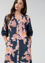 Load image into Gallery viewer, Loobies Story - Mirissa Shirt Dress (Indigo Multi)