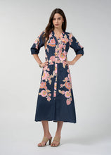 Load image into Gallery viewer, Loobies Story - Mirissa Shirt Dress (Indigo Multi)