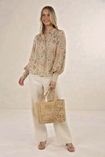 Load image into Gallery viewer, Humidity - Ayla Blouse (Almond Print)