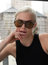 Load image into Gallery viewer, OTRA Sunglasses - Stevie - (Black/ Olive) (STEV-BLKOLV-361)