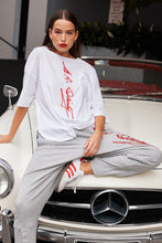 Load image into Gallery viewer, M.A Dainty - Branded Peony Top (White)
