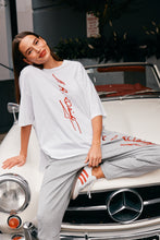 Load image into Gallery viewer, M.A Dainty - Branded Peony Top (White)
