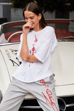 Load image into Gallery viewer, M.A Dainty - Branded Peony Top (White)

