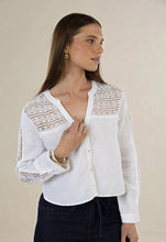 Load image into Gallery viewer, Humidity - Delphie Shirt (White)
