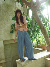 Load image into Gallery viewer, Mos Mosh - Dagny Pleat Jeans (Light Blue)

