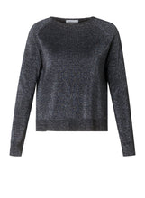 Load image into Gallery viewer, Ivy Beau - Ashley Top (Black and Silver)
