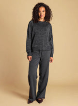 Load image into Gallery viewer, Ivy Beau - Ashley Top (Black and Silver)
