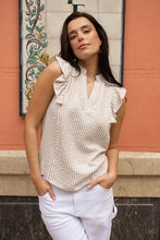Load image into Gallery viewer, Label Dot - Mees Top (Sand/White)

