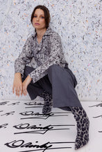 Load image into Gallery viewer, M.A Dainty - Adele Pants (Grey/Beige Stripe)
