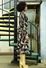 Load image into Gallery viewer, COOP by Trelise Cooper - COSY BUSINESS Dress Gossip Swirl (Black/Gold)
