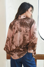 Load image into Gallery viewer, Coop by Trelise Cooper - High Society Blouse (Pink &amp; Brown)
