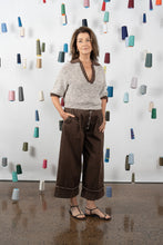 Load image into Gallery viewer, M.A Dainty - Roly Knit (Ecru/Choc)
