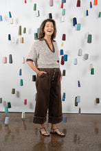 Load image into Gallery viewer, M.A Dainty - Roly Knit (Ecru/Choc)
