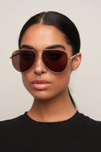 Load image into Gallery viewer, OTRA Sunglasses - Era - ( Gold/ Smokey Brown (ERA-GLDSBRN-697)
