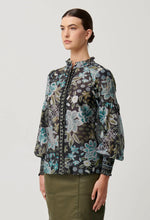 Load image into Gallery viewer, Once Was - KNOX COTTON SILK SHIRT IN DAHLIA FIELDS
