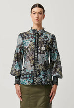 Load image into Gallery viewer, Once Was - KNOX COTTON SILK SHIRT IN DAHLIA FIELDS
