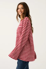 Load image into Gallery viewer, Cartel and Willow - Harley long sleeve (plum stripe)

