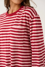 Load image into Gallery viewer, Cartel and Willow - Harley long sleeve (plum stripe)
