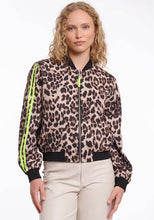 Load image into Gallery viewer, Rino &amp; Pelle - Banner Bomber Jacket (leopard neon)
