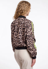 Load image into Gallery viewer, Rino &amp; Pelle - Banner Bomber Jacket (leopard neon)
