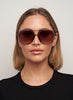 OTRA Sunglasses - Kori Aviator  (Trans Olive/ Brown Fade) (KOR-TOLVBFDE-575)
