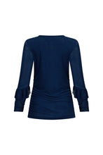 Load image into Gallery viewer, Loobies Story - Aston Ruffle Top (Peacock)
