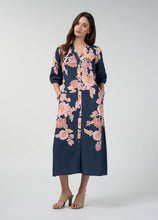 Load image into Gallery viewer, Loobies Story - Mirissa Shirt Dress (Indigo Multi)
