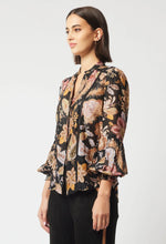 Load image into Gallery viewer, Once Was - EMPRESS COTTON SILK SHIRT IN DRAGON FLOWER
