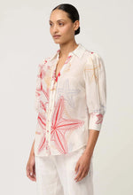 Load image into Gallery viewer, Once Was - GWEN COTTON SILK LACE TRIM SHIRT
