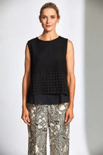Load image into Gallery viewer, Peruzzi - Broderie Top (Black)
