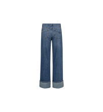 Load image into Gallery viewer, Mos Mosh - Dara Turn-Up Jeans (Mid Blue)
