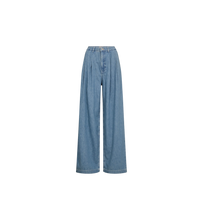 Load image into Gallery viewer, Mos Mosh - Dagny Pleat Jeans (Light Blue)
