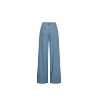 Load image into Gallery viewer, Mos Mosh - Dagny Pleat Jeans (Light Blue)
