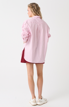 Load image into Gallery viewer, Cartel and Willow - Darby Shirt (Berry Stripe)
