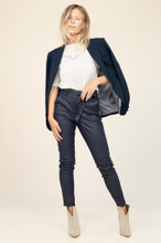 Load image into Gallery viewer, Ibana - Paulina Stretch Leather Pants (Midnight Blue)

