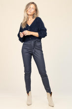Load image into Gallery viewer, Ibana - Paulina Stretch Leather Pants (Midnight Blue)
