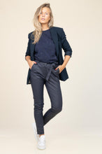 Load image into Gallery viewer, Ibana - Paulina Stretch Leather Pants (Midnight Blue)
