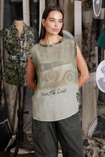 Load image into Gallery viewer, Circular by M. A Dainty - Silk/Jersey Top Car Combo Print
