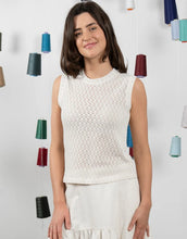 Load image into Gallery viewer, M.A Dainty - Violet Tank (Cream)
