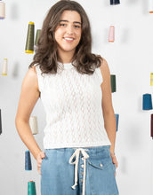 Load image into Gallery viewer, M.A Dainty - Violet Tank (White)
