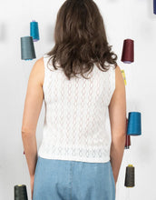 Load image into Gallery viewer, M.A Dainty - Violet Tank (White)
