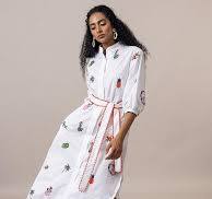 Load image into Gallery viewer, Emily Lovelock - Zora Dress (White)
